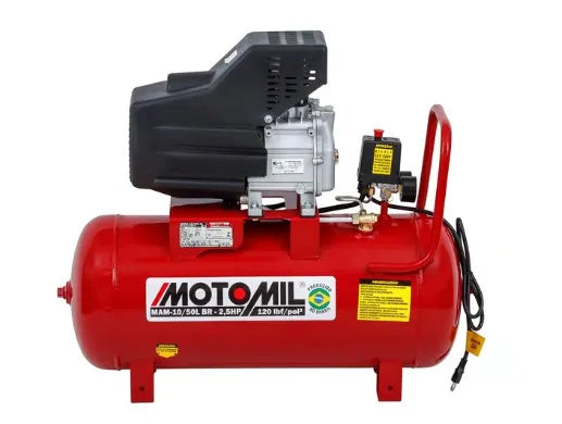 Compressor Motomil MAM 8,7/50BR 2HP 120 PSI Bivolt