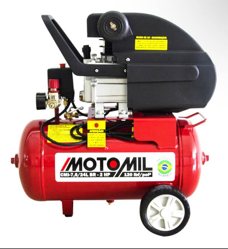 Compressor de Ar Eletrico Portatil CMI 8.7 127/220v Motomil - AF Tech Store Ltda Me
