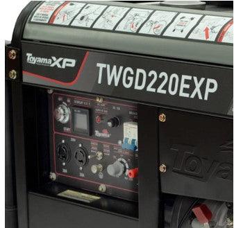 Motosoldador Diesel Toyama TWGD220EXP - Monofásico 220 Amperes - AF Tech Store Ltda Me